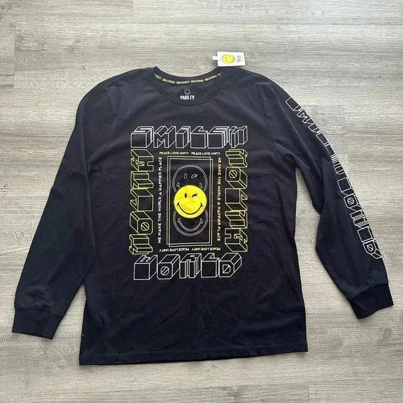 SMILEY WORLD long sleeve size Xl - Picture 1 of 3